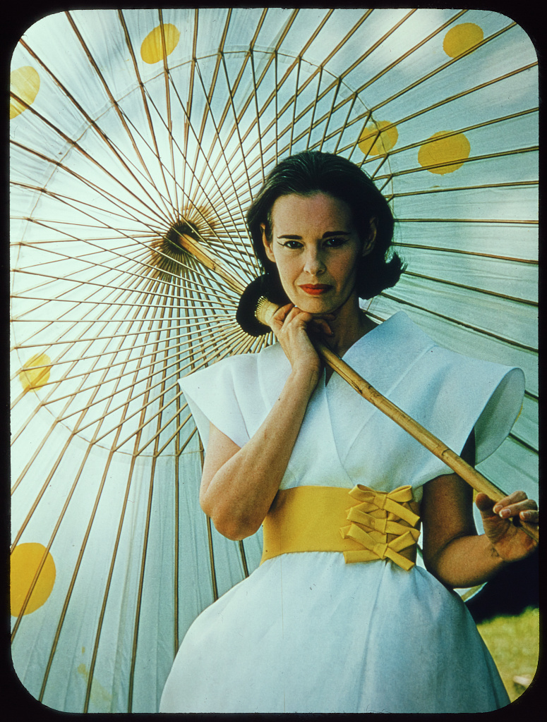 Gloria Vanderbilt Cooper photographed by Toni Frissell for Vogue in 1966.